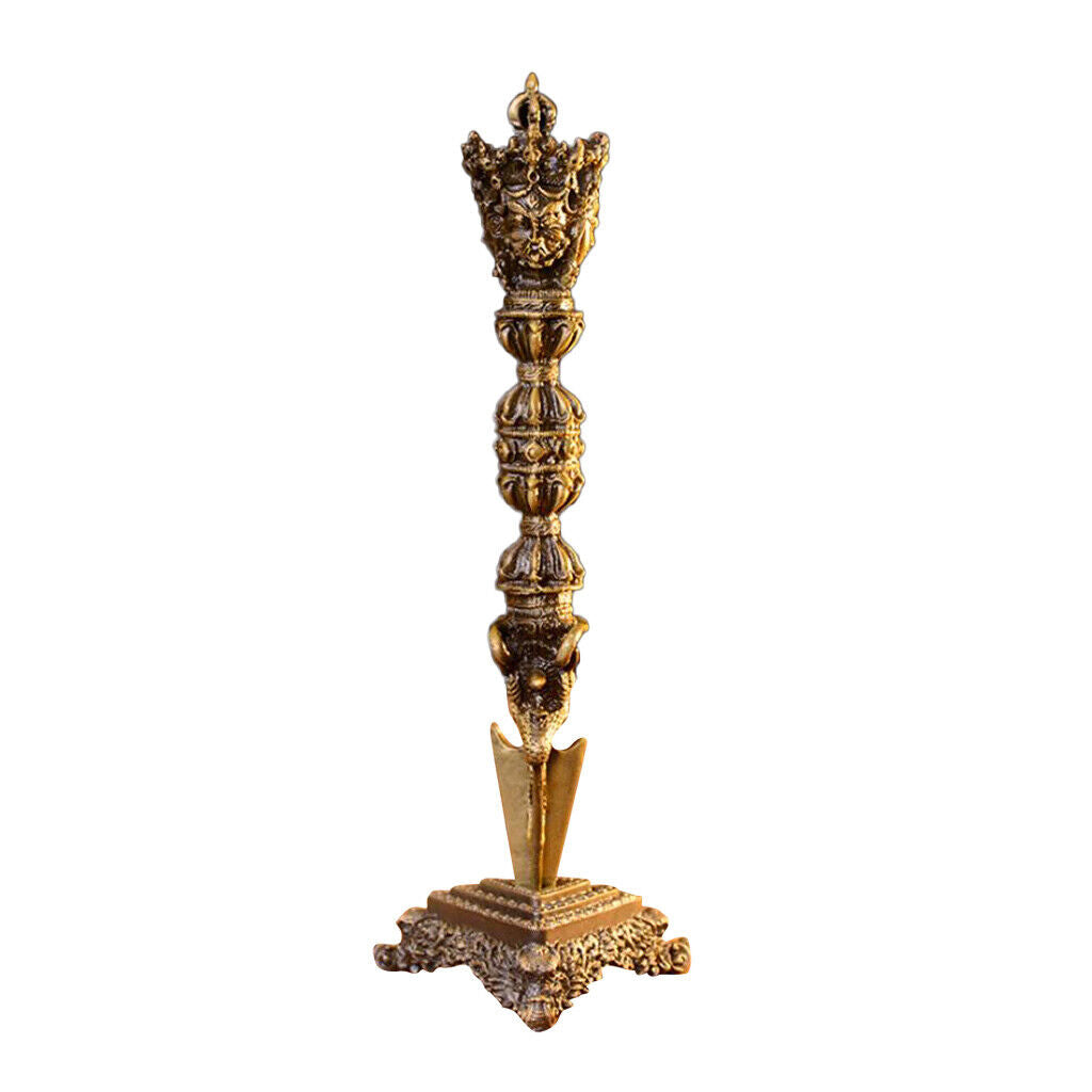 Double Layer Tibetan Buddhist  Vajra Pestle Amulet Handmade  Craft