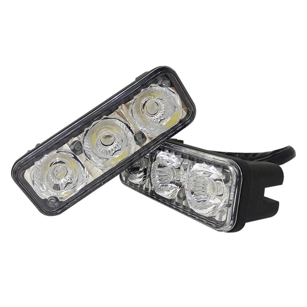 CNSUNNYLIGHT 1Pair Waterproof Car LED DRL Driving Daytime Running Lights