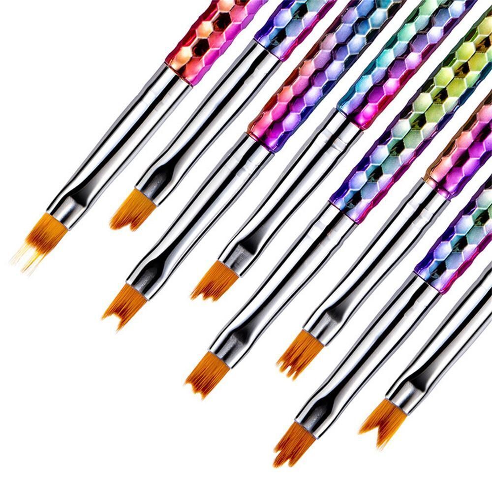 Flower Drawing Pen Acrylic Nail Art Brush UV Gel Nail Painting Brush Set