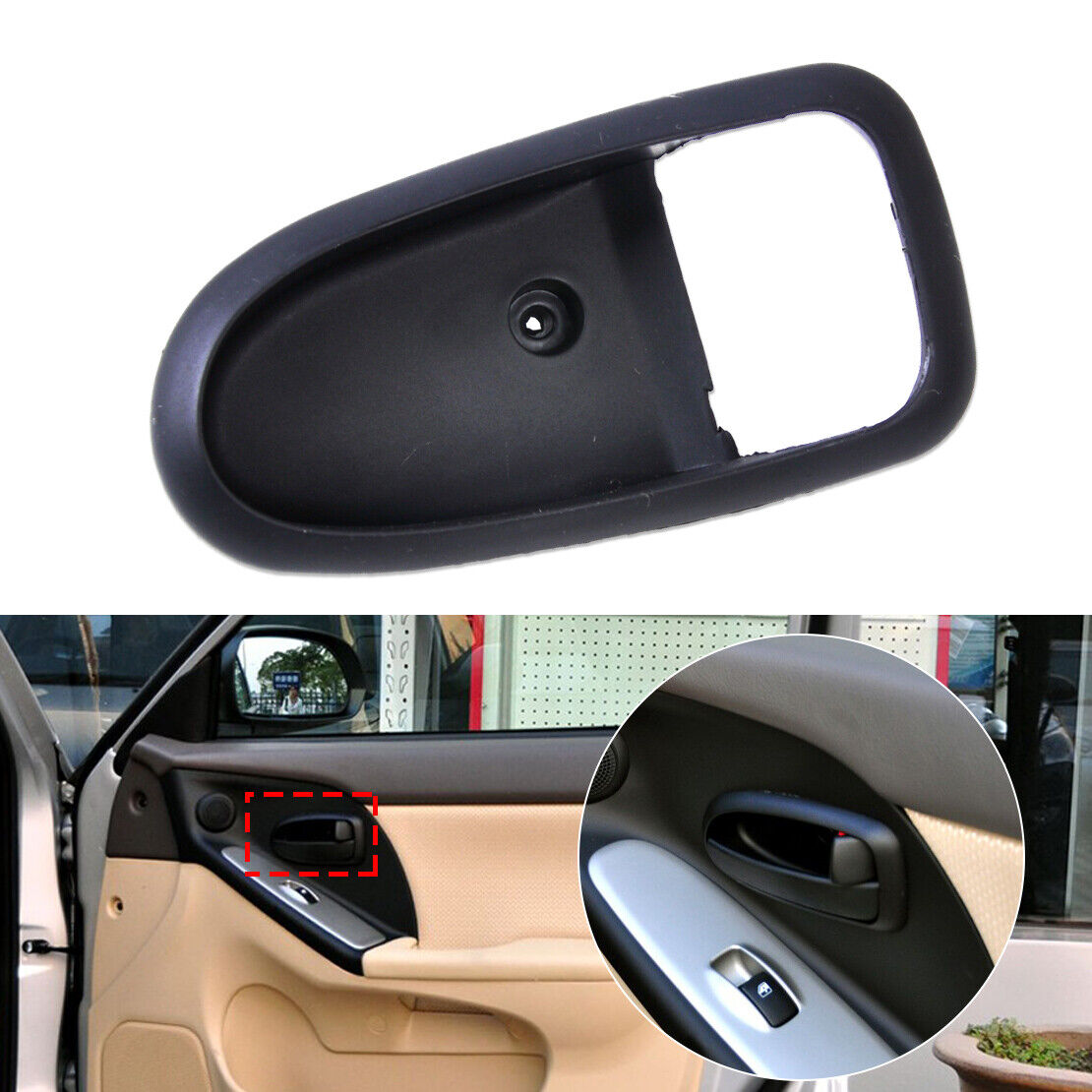 1* Right Interior Door Handle Cover Trim Bezel fit for Hyundai Elantra Avante Li
