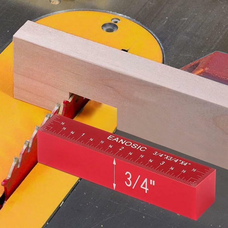 Setup Blocks Height Gauge Set Woodworking Setup Bars for Router & Table Saw 8pcs