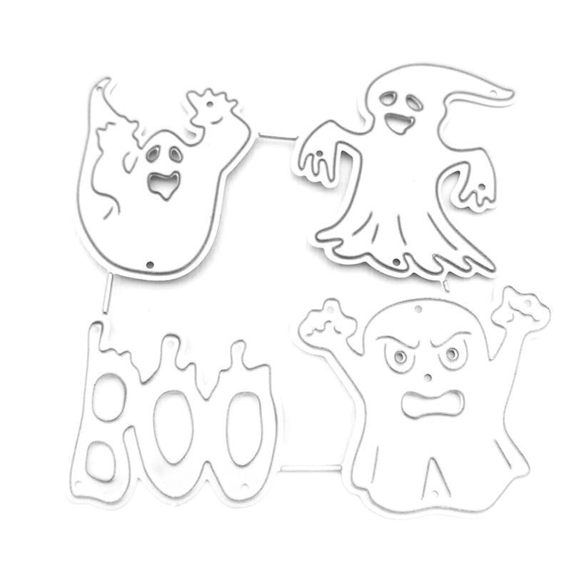 Halloween Ghost Metal Cutting Dies Stencil Scrapbooking DIY Album Stamp Emboss