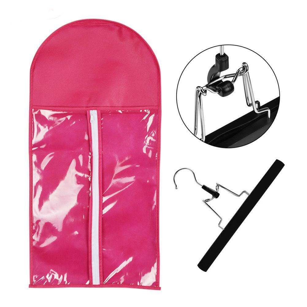 Hair Extensions Package Suit Case Wig Storage Bag (Storage Bag+Hanger)