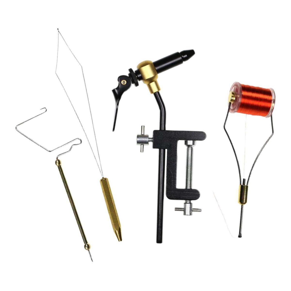 5x  Fly Tying Tools Kit Threader Thread for Tying Flies Fishing Tool