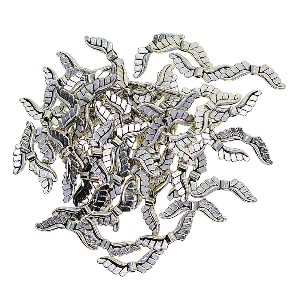 100 Tibetan  Wing Spacer Charm  Jewelry DIY Making 23x8mm