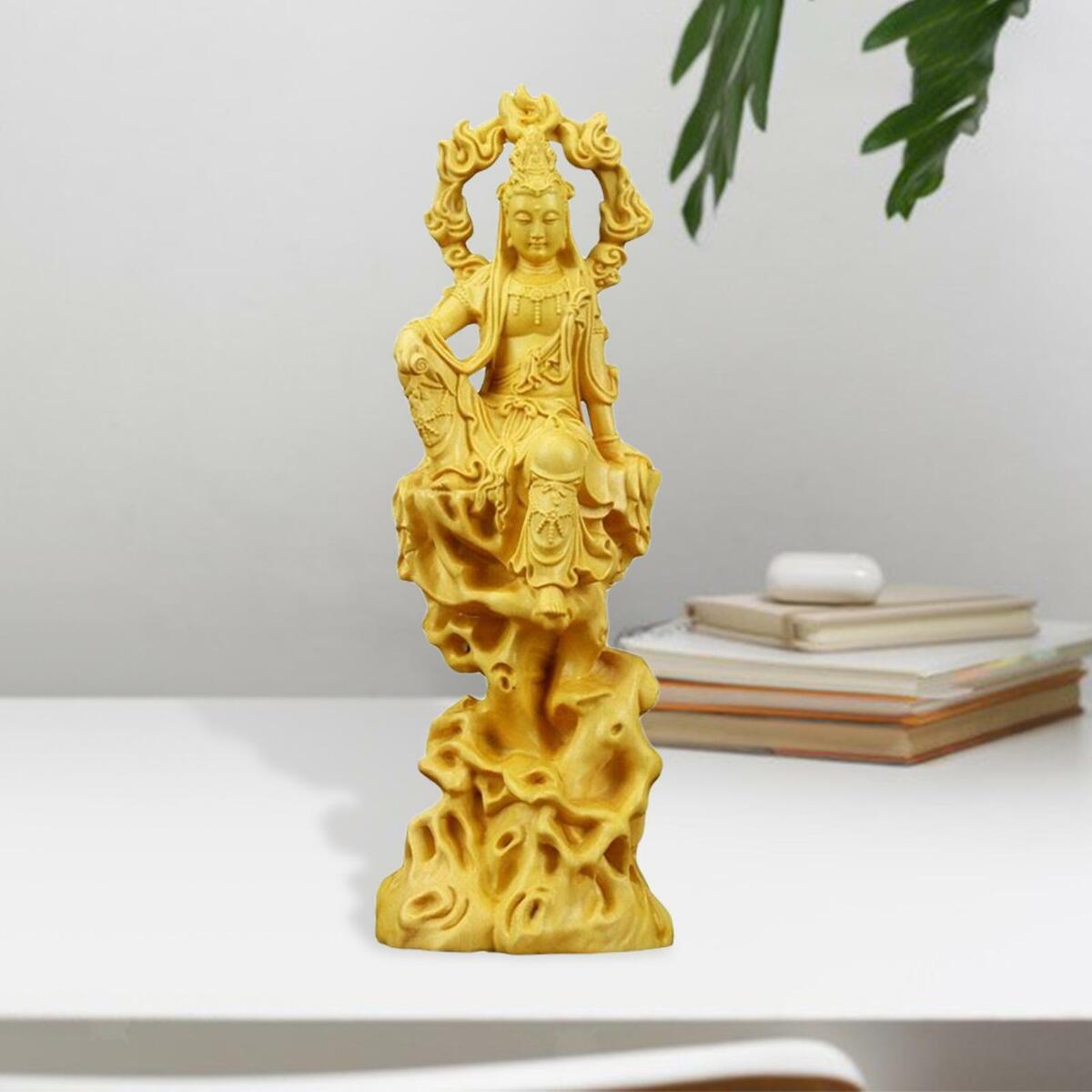 Guanyin Statue Enshrined Decor  Wall Sculpture  House