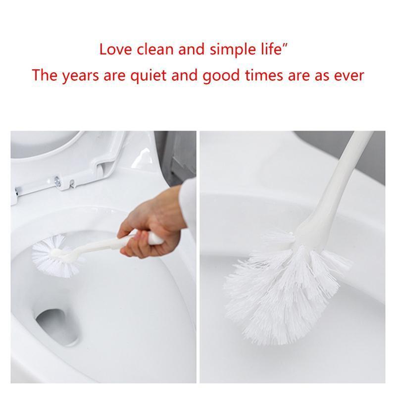 Toilet Brush with Storage Base Multipurpose Cleaner Portable Reusable