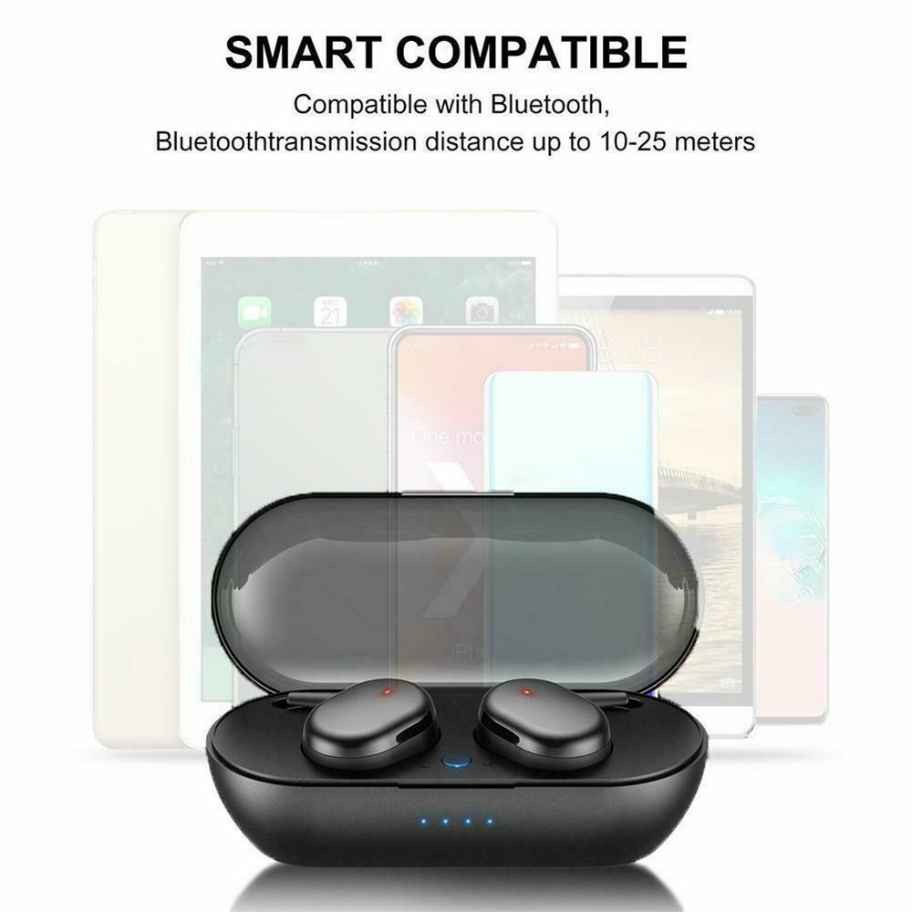 TWS Headphones In-Ear Bluetooth 5.0 Wireless MINI Earphones For iOS/Android