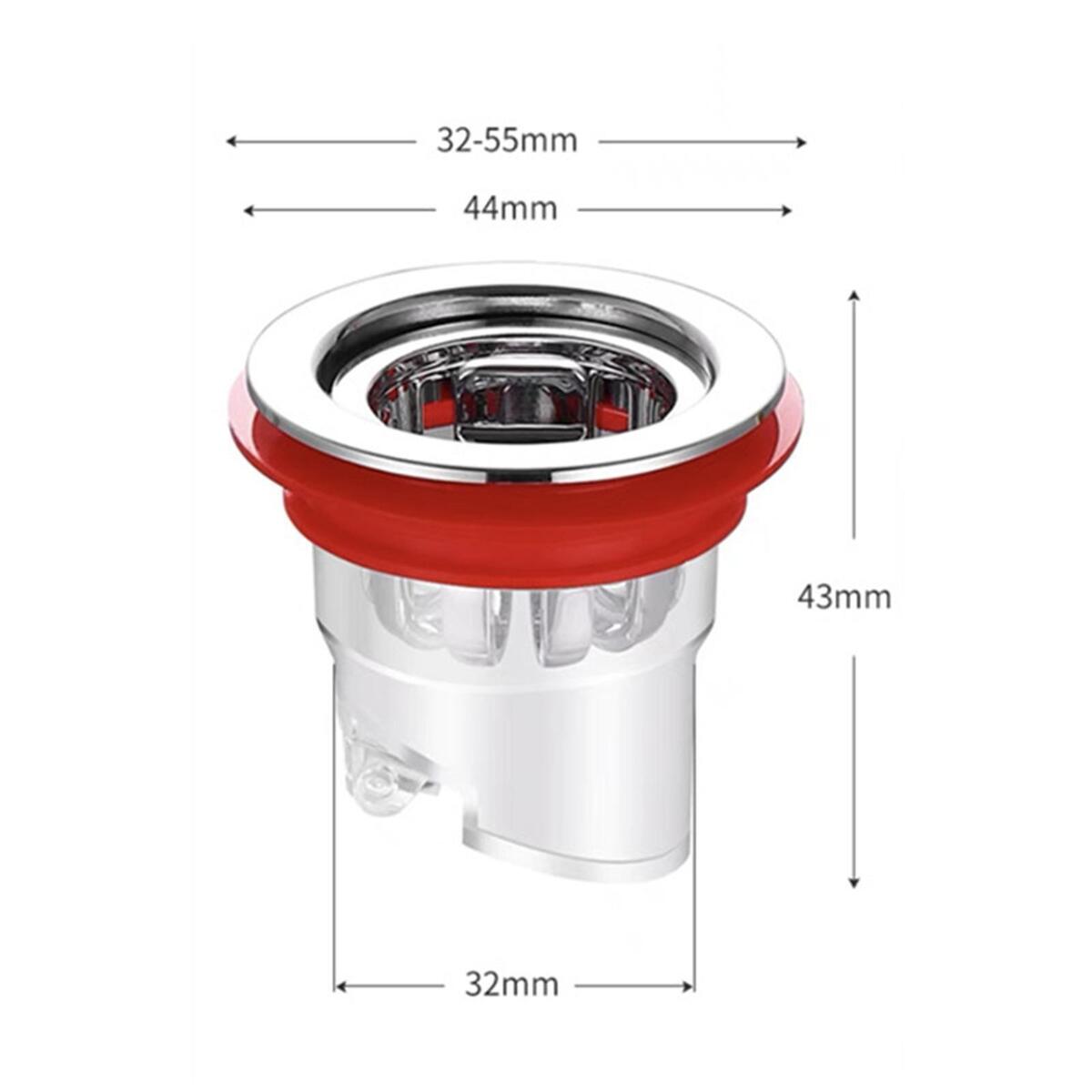 Bathroom Floor Drain Magnetic Insert Drain Plug for Water Sewer Drainer