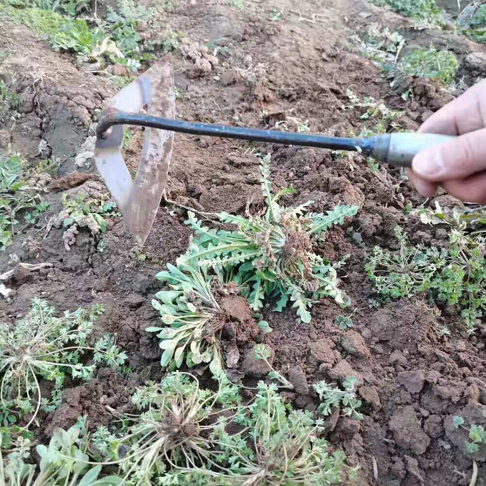 Steel Weeding Shovel Farm Tool Handheld Hollow Hoe Agriculture Rake Tool