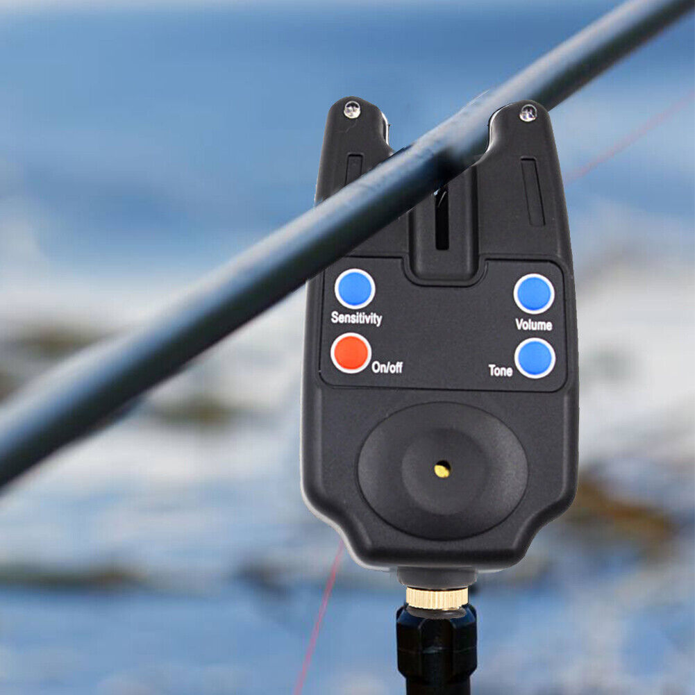 Night Fishing Bites Alarm Portable LED Light Carp Fishing Rod Warning Alert
