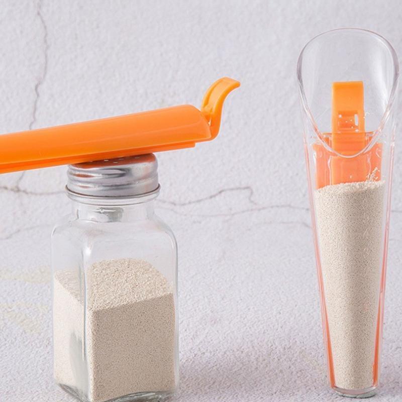 Yeast Measuring Cup with Sealing Clip Yeast Measure Scale Spoon Baking Tools