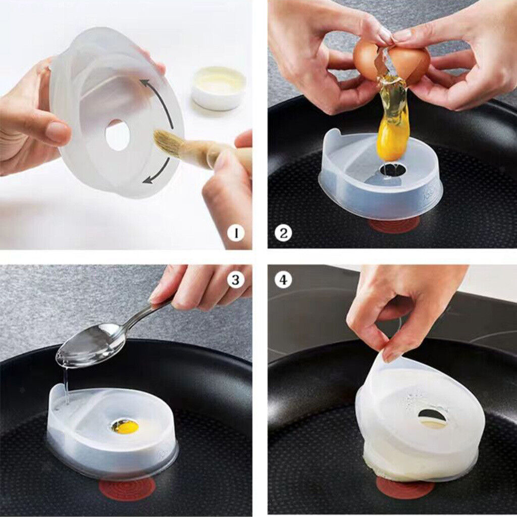 Nonstick Pan Silicone   Omelette Frying Egg Mould   Shape