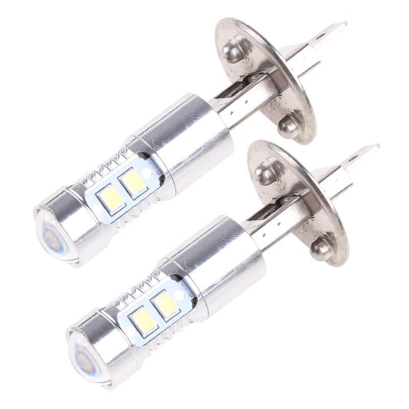 2pcs H1 Headlamp Super White 6000K 100W High Power LED Fog Light Driving Bulb