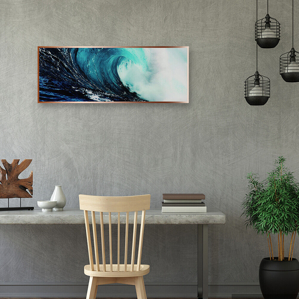DIY Full Drill Diamond Painting Sunset The waves Mosaic Picture for Bead