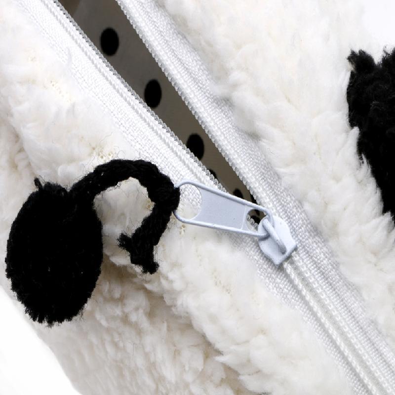 New Cute Soft Plush Case Panda Pencil Pen Bag Cosmetic Makeup Pouch Bag