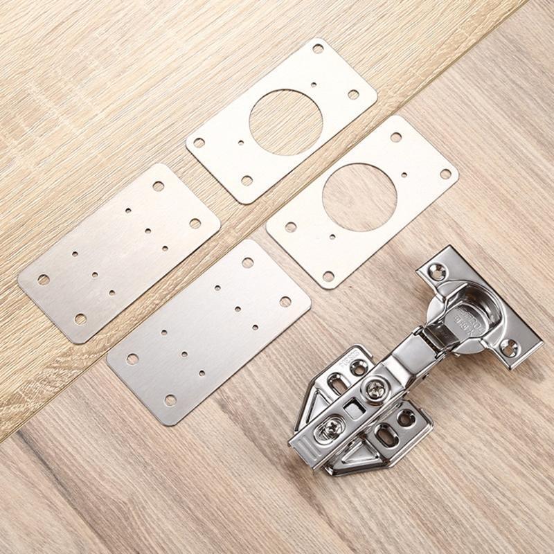 Hinge Repair Plate Rust Resistant Steel Home Improvement Furniture Repair Tool