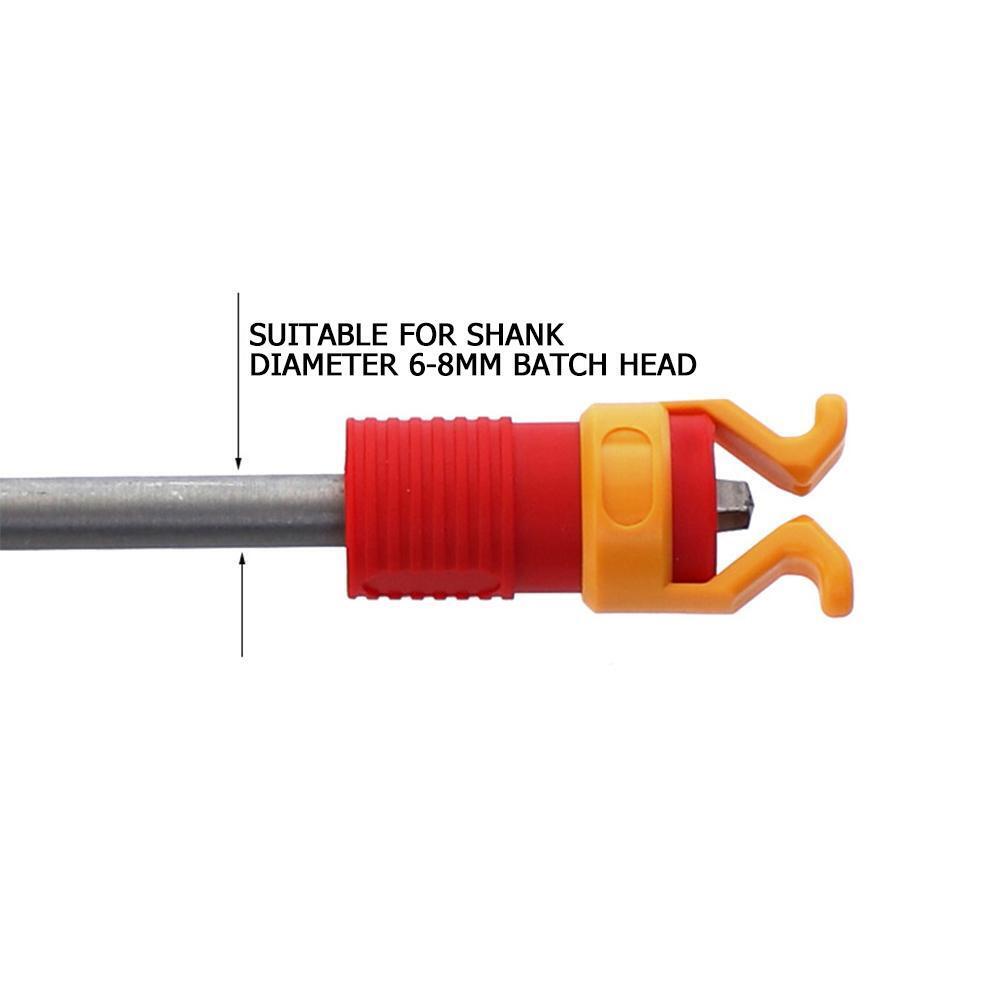 Woodworking Portable Drill Screw Holder Bit Jig Fastener Clip Clamper Fixer