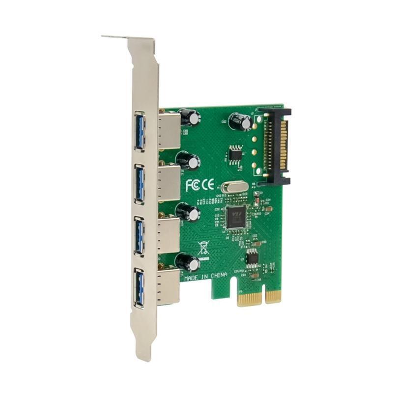 PCI E VL805 Four-Port USB 3.0 Super High-Speed Thermal Control Expansion Card