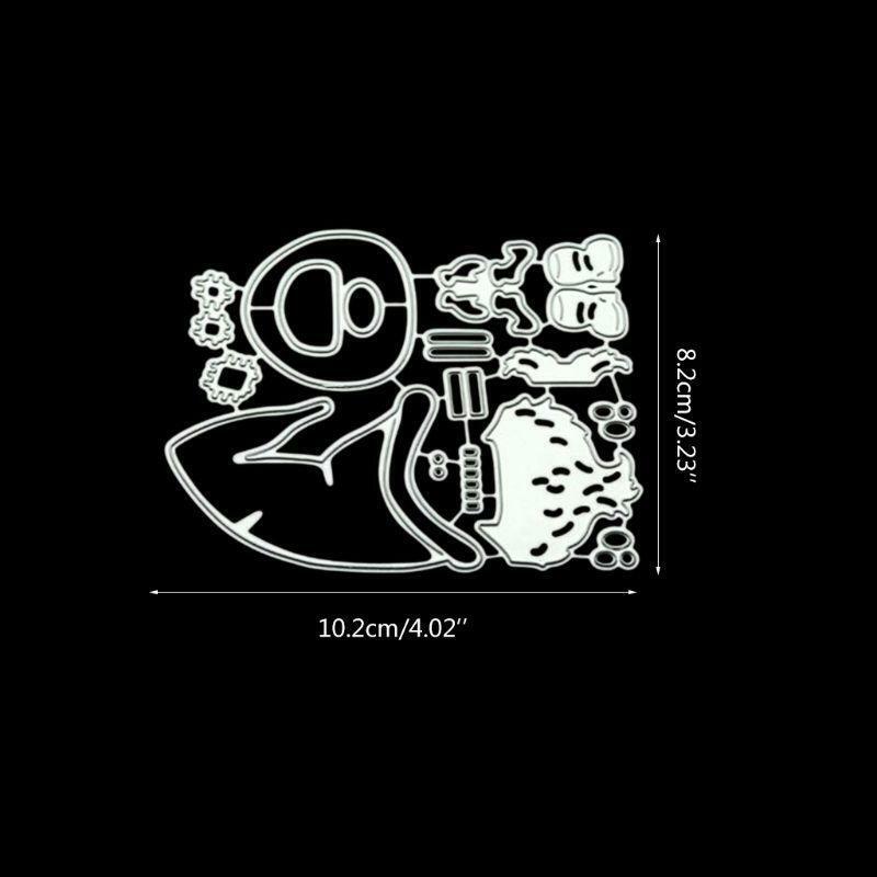 Sisha Claus Metal Cutting Dies Stencil DIY Scrapbooking Album Paper Cards Decor