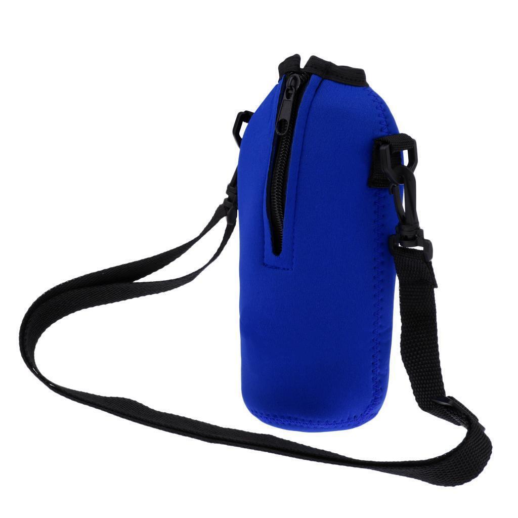 2pcs Sports Water Bottle Holder Sleeve Bag Neoprene Pouch 8 x 19cm