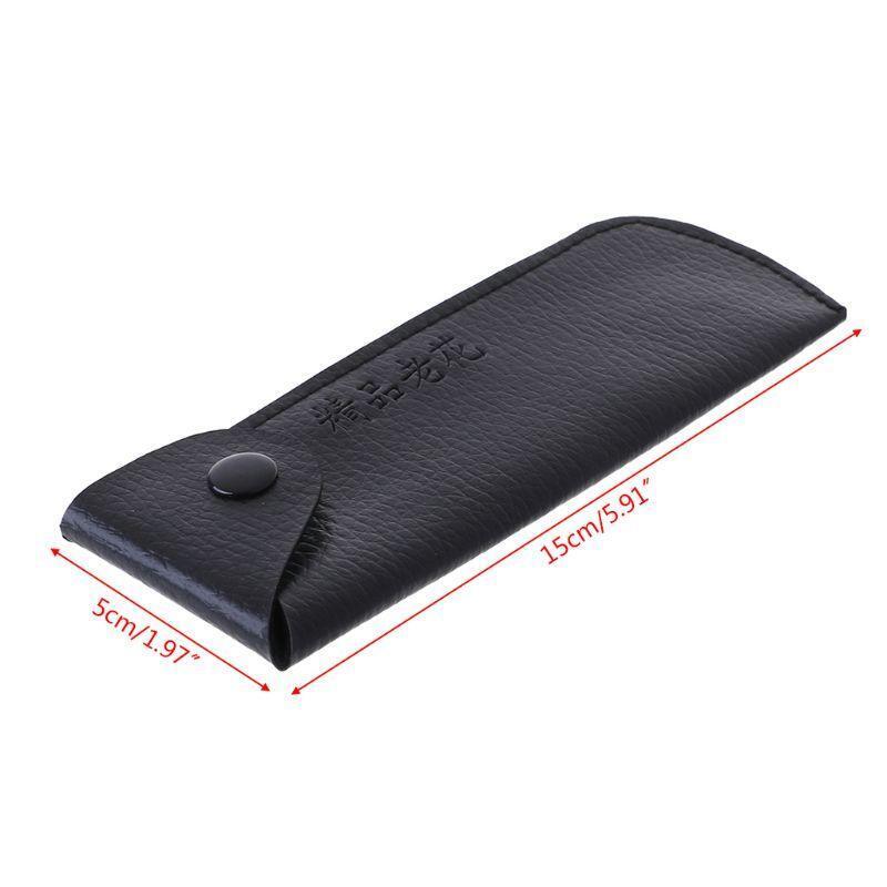 Glasses Bag Reading Glasses Case Portable Outdoor Travel 360 Rotation Faux Soft