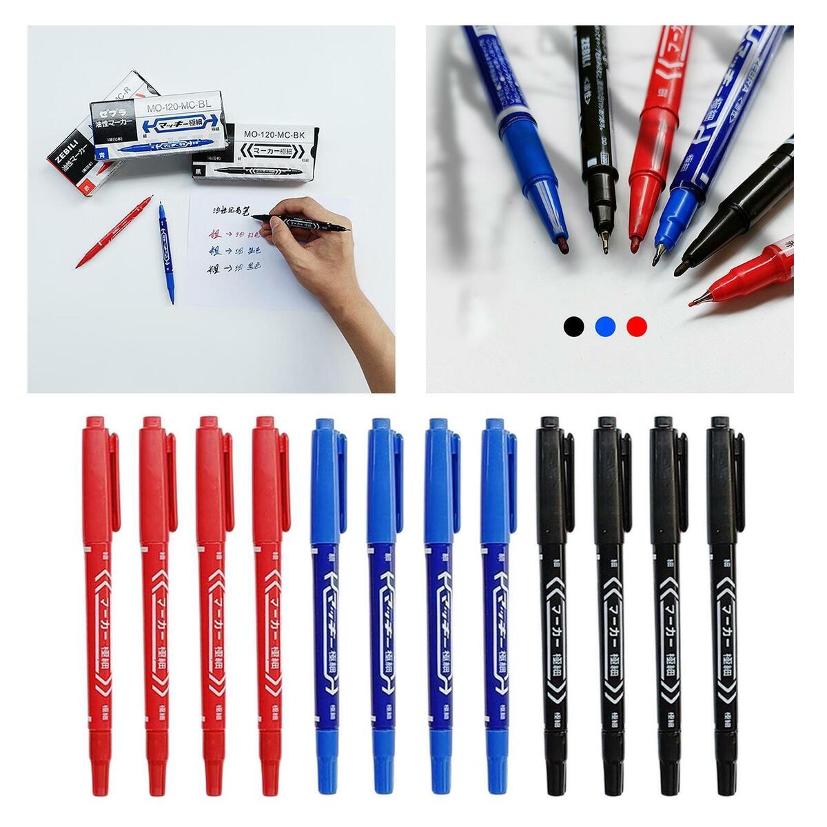 12 x Dual-Ended  Waterproof  for  Coloring Journal Pen