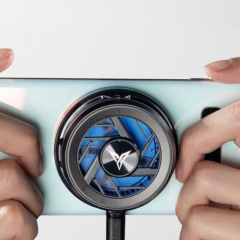 Magnetic Semiconductor Heat Radiator Mobile Gaming Cooler Fan for iOS Phones