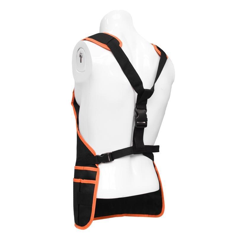 Double-layer Work Apron for Men Heavy Duty Oxford Cloth Tool Apron for Carpenter