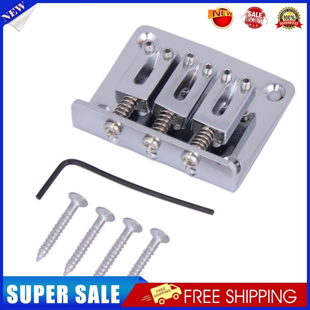 Adjustable Guitar Tailpiece for Cigar Box Guitar 3 String Hard-tail