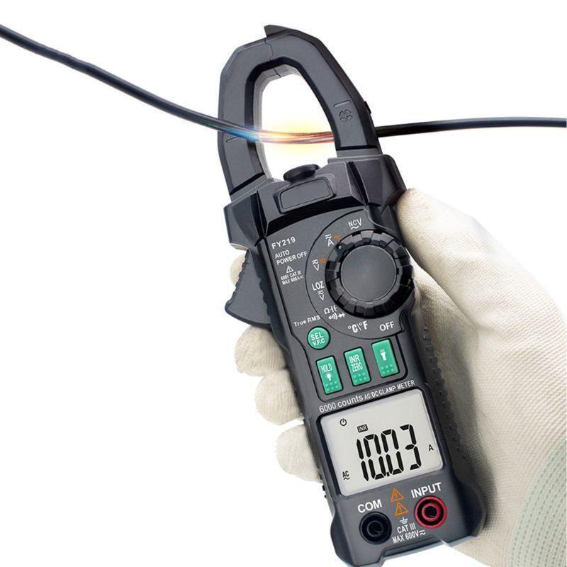 Clamp Meter Multimeter Dual Display Digital Ammeter Voltage Current Tester Tools