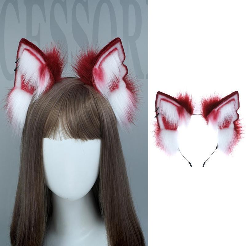 Cute Wolf Fox Ears Durable Hair Hoop Women Headband Makeup Hair Accessories