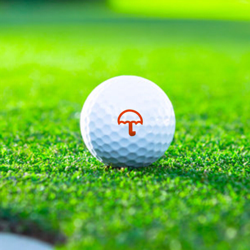 Golf Ball Stamp Marker Ink Golf Ball Stamper Non Fading Golfer Seal (D)