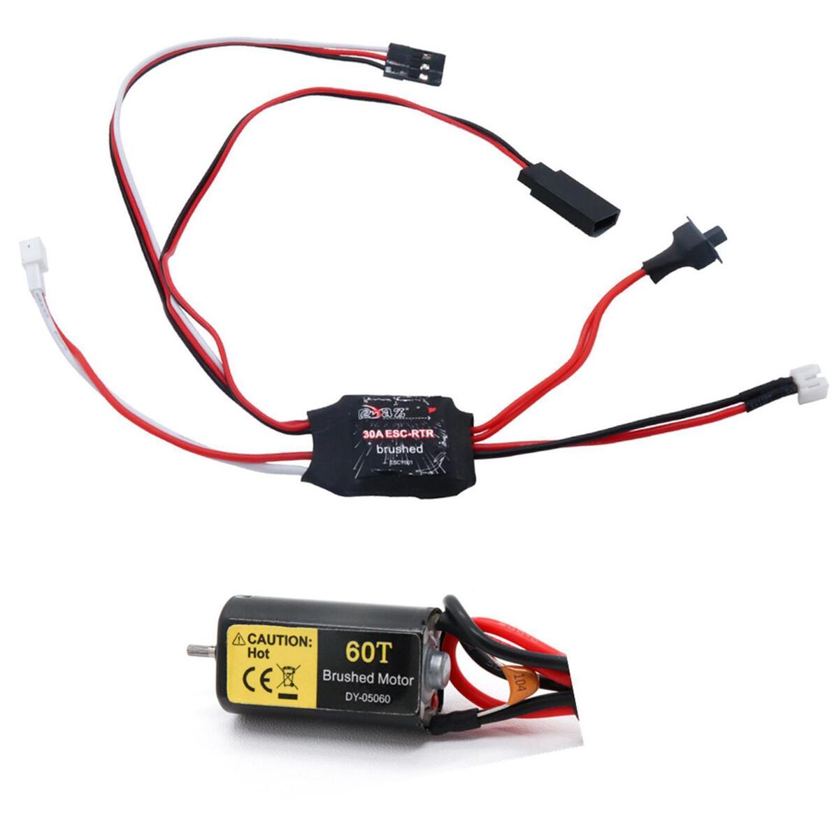 1/24 RC Car 050 60T Motor and Gear for Axial SCX24 Trucks DIY Accessory