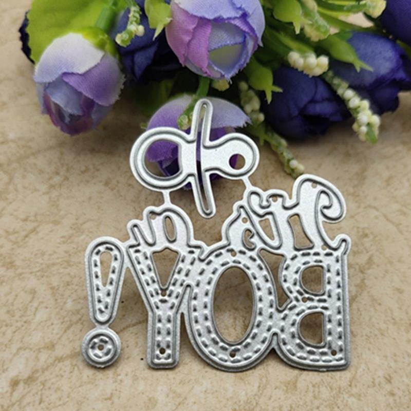 Baby Girl Words Metal Cutting Dies for DIY Scrapbooking Diary Embellishments