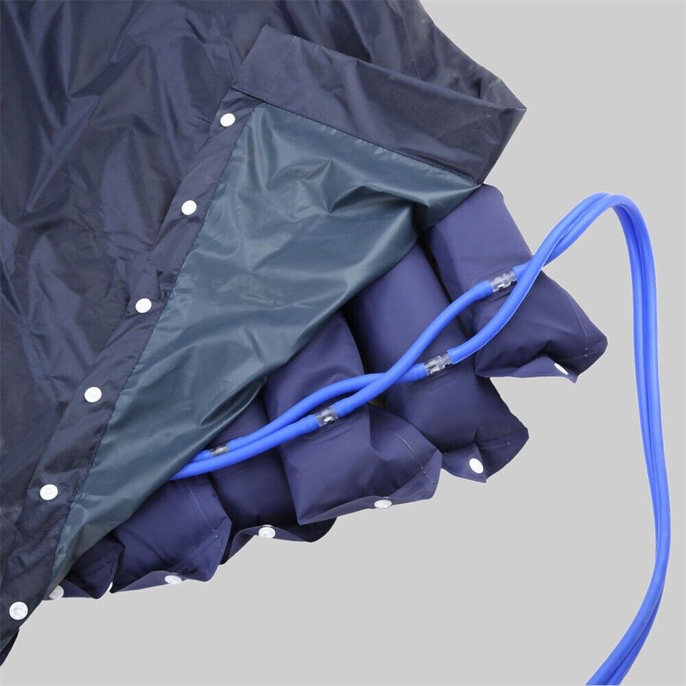 Dark Blue Medical Anti Decubitus Air Mattress + Electric Pump + Inflating Pipe
