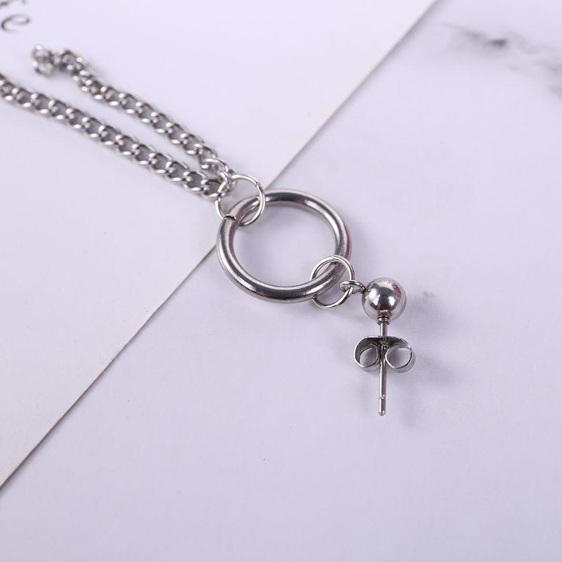 6 Pcs Fashion Dangle Earrings Kit Long Chain Drop Earrings Surprise Gift for Boy