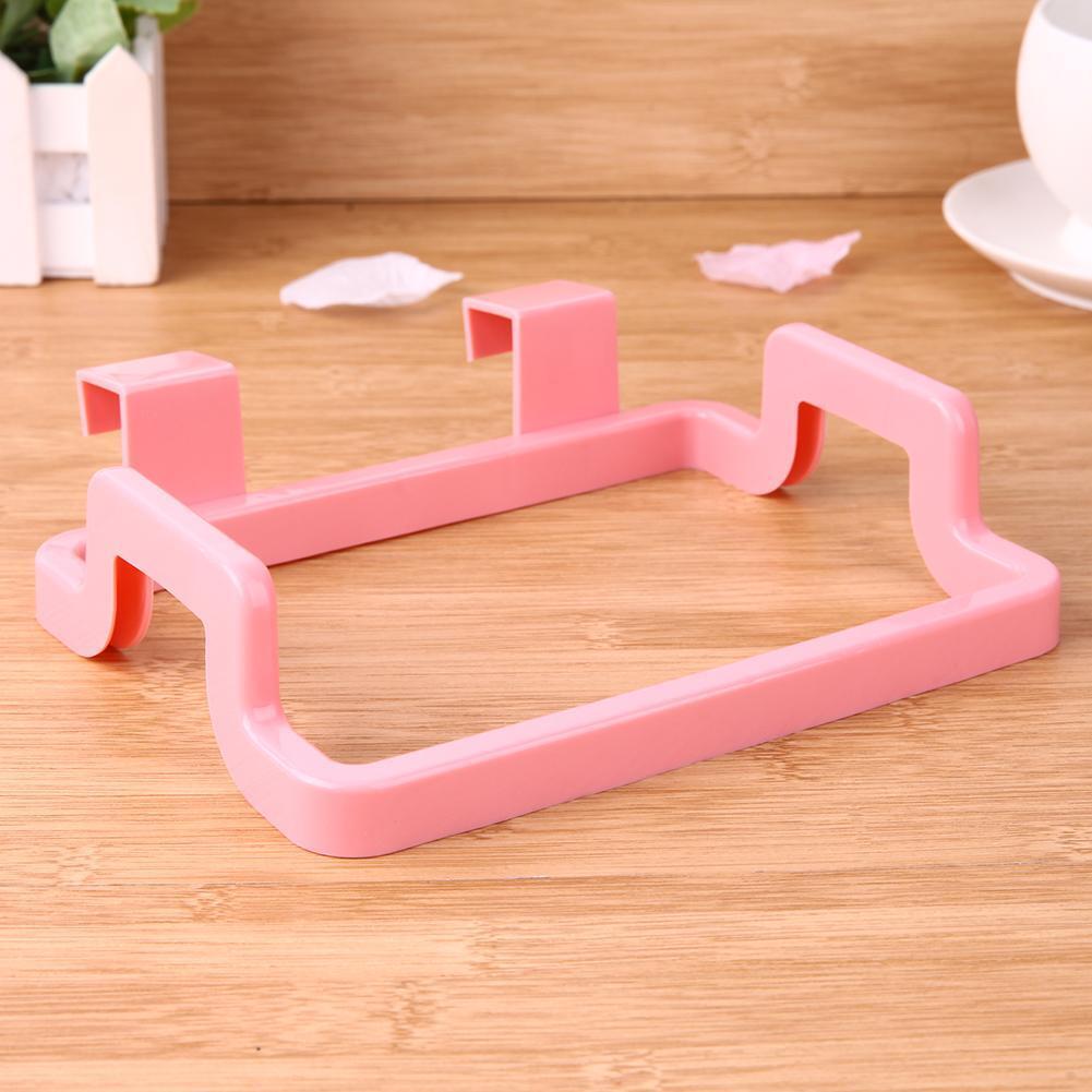 Portable Garbage Trash Bag Holder Incognito Cabinets Cloth Rack(Pink)
