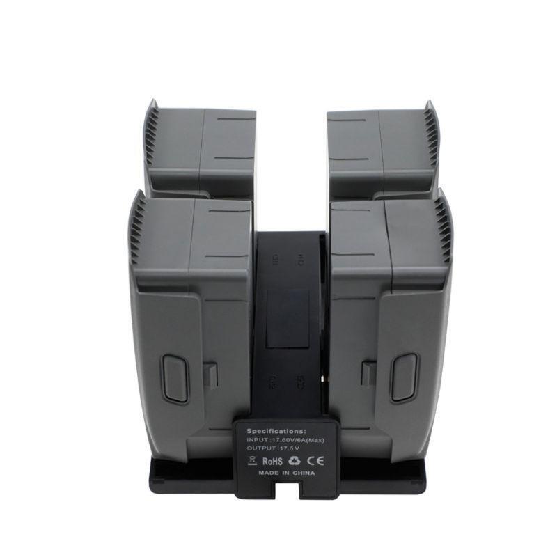 4 In 1 Battery Charger Charging Hub with LED Screen for DJI Mavic 2 Pro/Zoom Kit