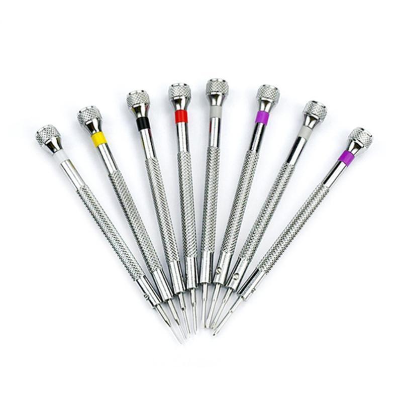 Watch Repair Screwdriver Set 0.6-1.6 mm Micro Screwdriver for Watch Repair 8 Pcs