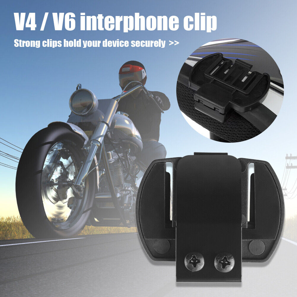 Helmet Speaker Headset Clip Bluetooth-compatible Intercom Bracket for V4 V6