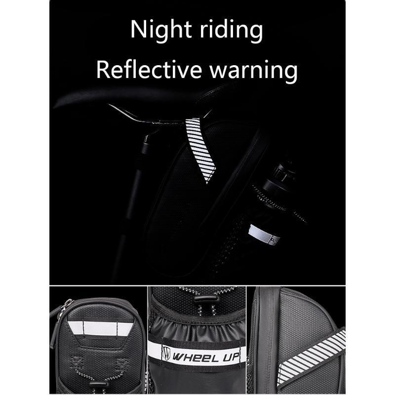 Large Capacity Bicycle Saddle Bag Water Proof Reflective Cycling Bag