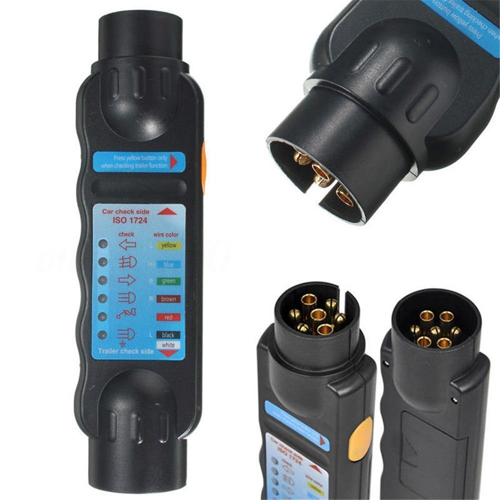 Repair Tool Tow Bar Wiring Trailer Socket Tester Circuit Light Car Adapter