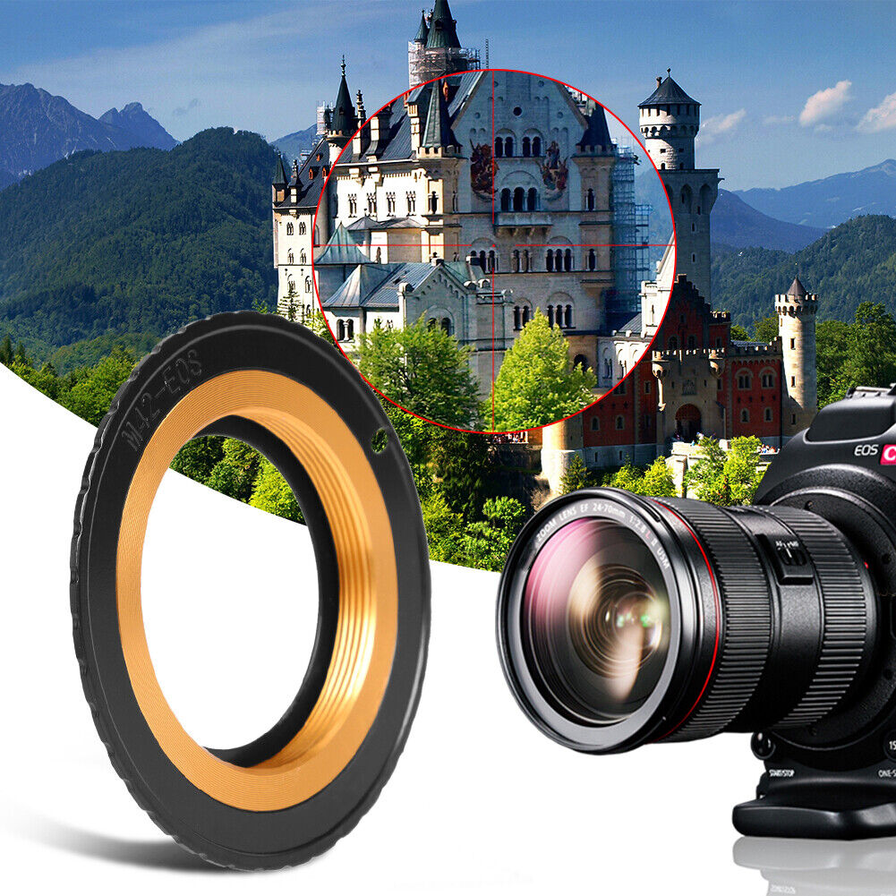M42-EOS Electronic Chip 3 AF Confirm M42 Len to EOS Camera Adapter Ring