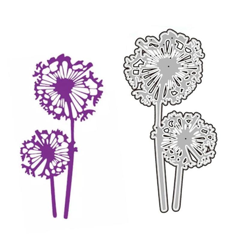Dandelion Embossing Cutting Dies for Birthday Card Making DIY Scrapbooking Album