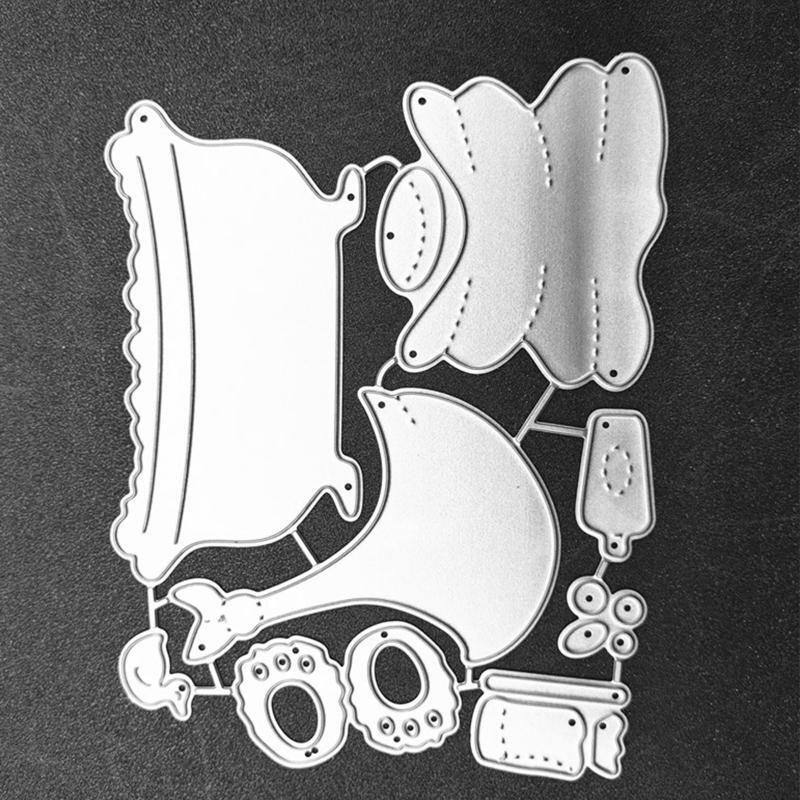 Metal Cutting Dies Carbon Steel Stencil for Gift Cards DIY Crafts Scrapbooking