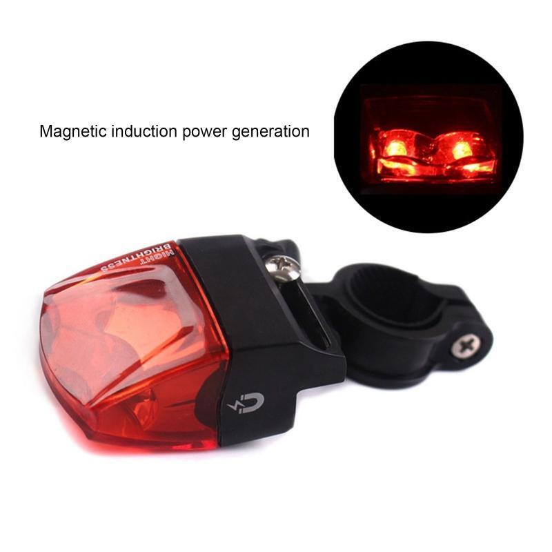 Bicycle Taillight Magnetic Induction Power Generation,Bike Safety LED Light