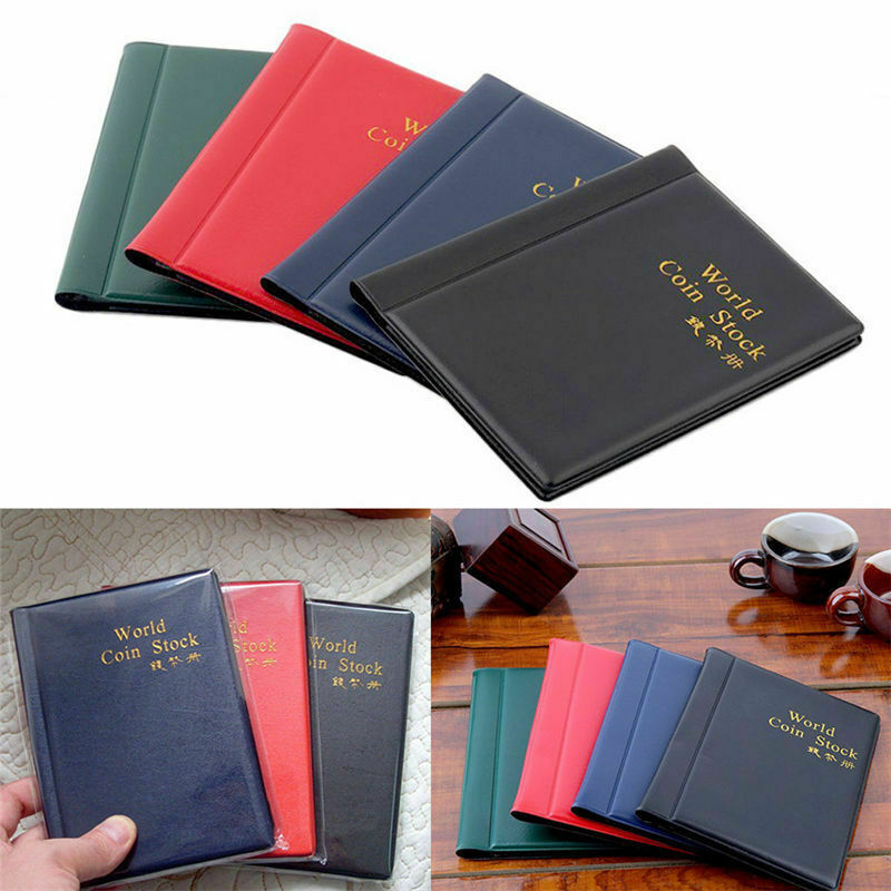 1-Pack Coin Collection Holder Album Book for Collectors