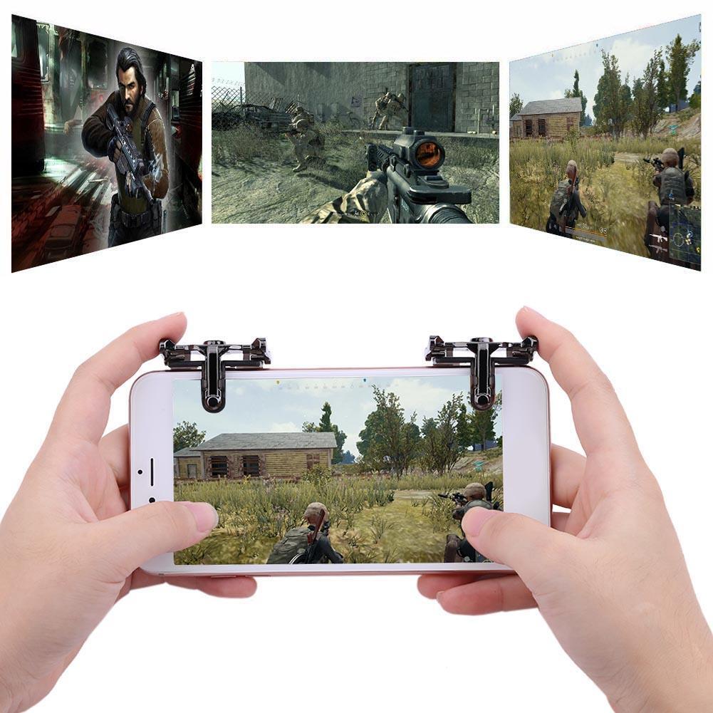 2pcs Phone Game Joysticks Shooting Assit Tool for PUBG STG FPS TPS Trigger