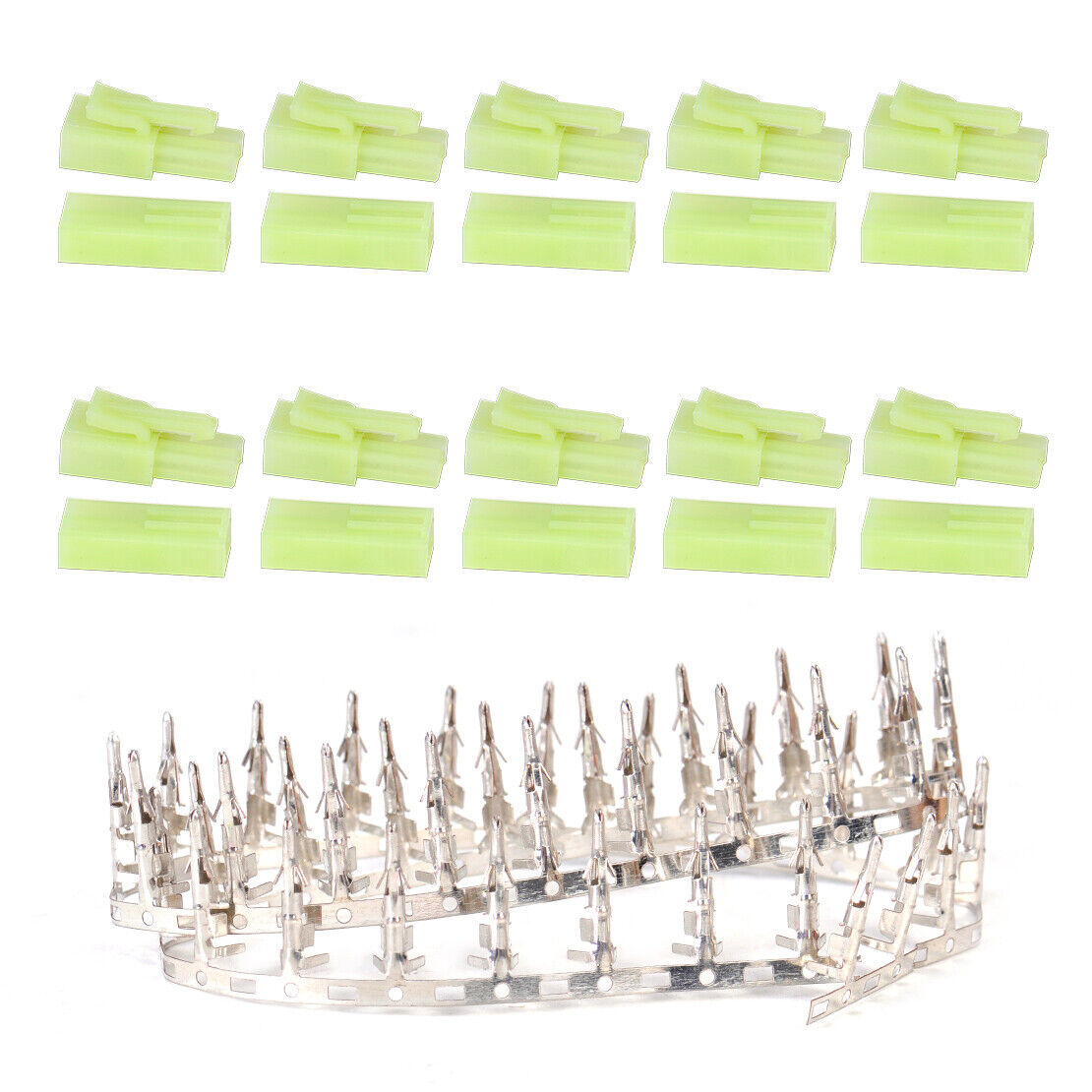 10pairs Male Female Mini Plug Unwired Crimp Connector Set  Adapter RC Car Li